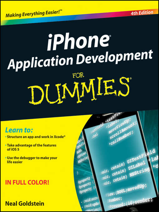 Title details for iPhone Application Development For Dummies by Neal Goldstein - Available